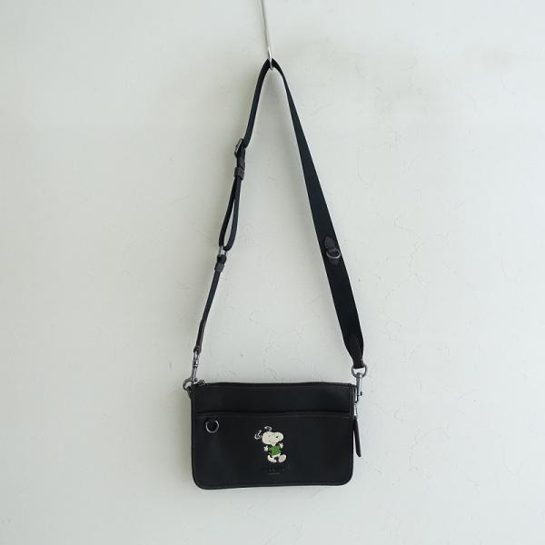 美品】コーチ×ピーナッツ COACH×PEANUTS *レザースヌーピーショルダー