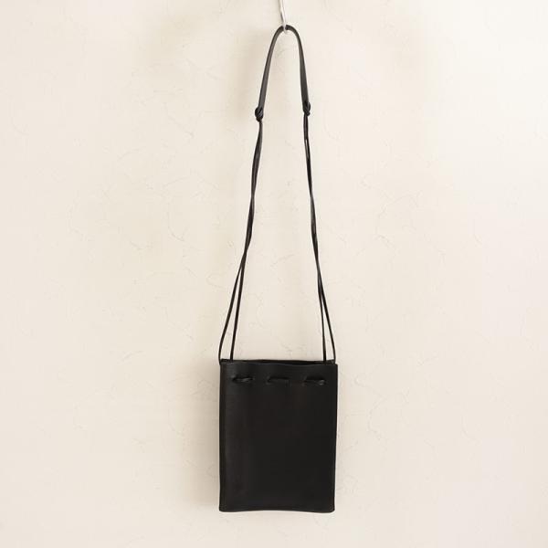 Aeta アエタ *レザーショルダーバッグ*かばん斜め掛け皮革黒1125(ba7