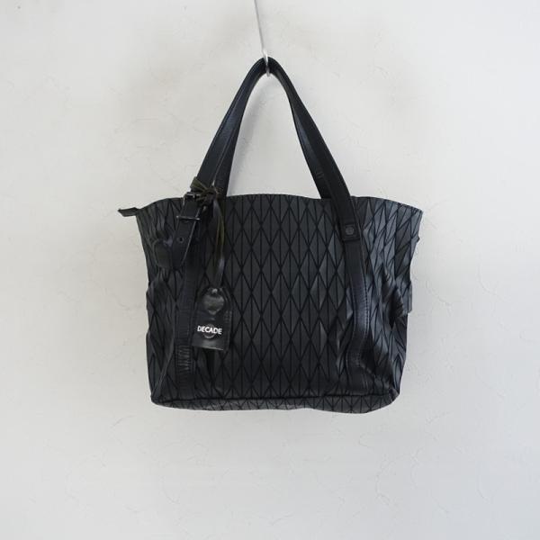 【定価2.4万】ディケイド DECADE *Solid Graphic Print Canvas ミディアムトートバッグ*かばん肩掛け黒0226(ba7-2602-172)【91C62】