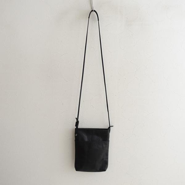 【定価1.9万】アワーホーム OURHOME *フィットショルダーバッグ*かばん斜め掛けレザー黒0826(ba7-2608-157)【81I62】