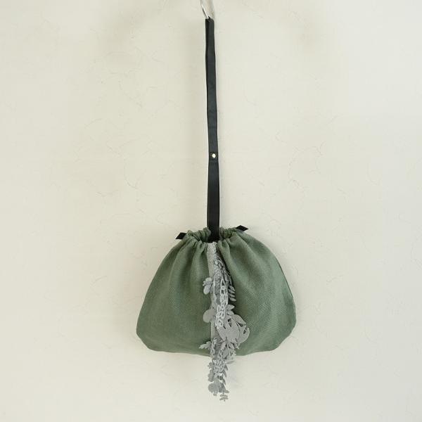 新入荷◇ミナペルホネン◇ハンドメイド◇巾着bag mina perhonen（ミナペルホネン） 【美品/定価1.2万】ミナペルホネン