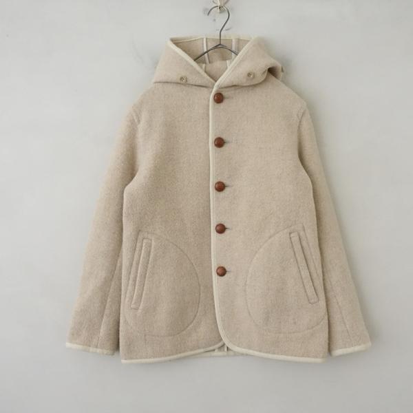 ☆DANTON ダントンウールモッサシングルメンズ ジャケットベージュ　ＸＬ ☆DANTON ダントンウールモッサシングルメンズ ジャケットベージュ