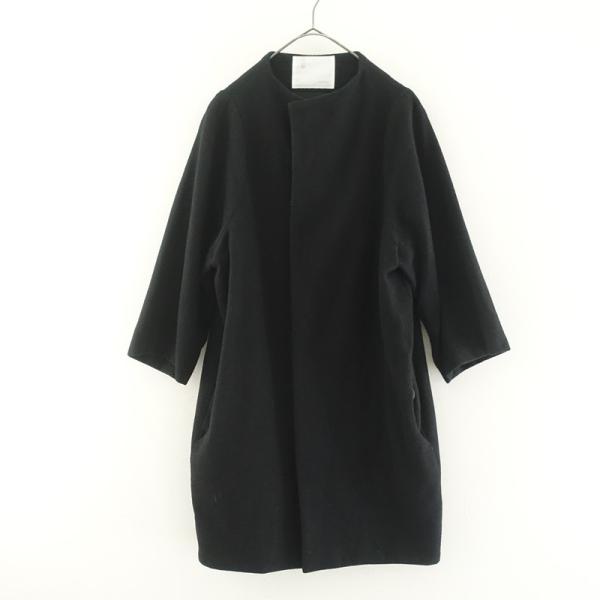 nitca（ニトカ） *圧縮ウールカシミヤビーバーコクーンコート*F厚手