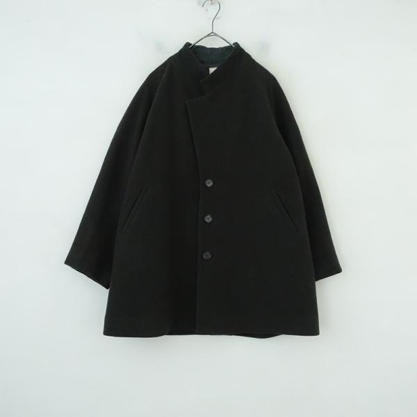 fig London（フィグロンドン） *スタンドカラージャケット*Fウール混