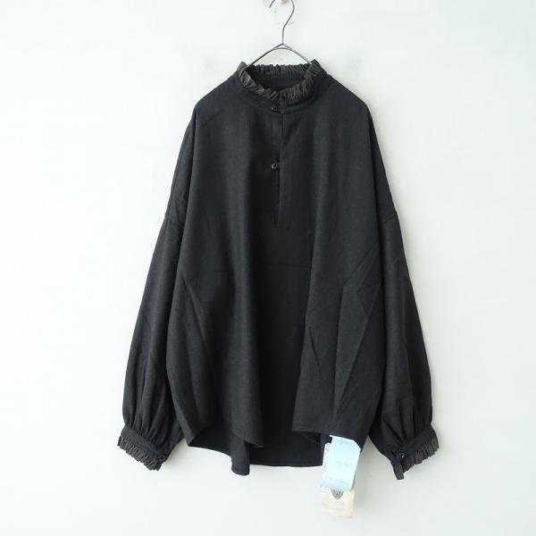 2025/美品/定価10万】シェヴィダレンク Chez VIDALENC *FRILL BLOUSE