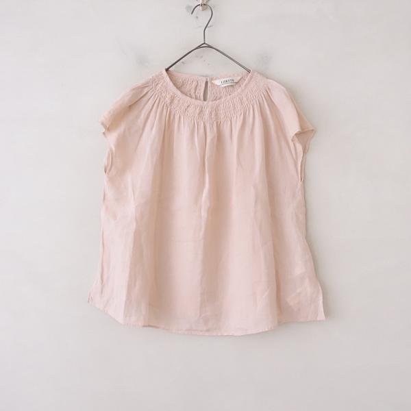 美品】リゼッタ Lisette *ブルーズ・ブロダリー シャーリングブラウス