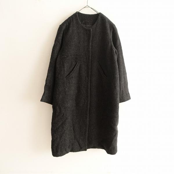 ランフランセダンタン　ウールコート グレー Lin francais d'antan（ランフランセダンタン） 【定価7.1万】ラン