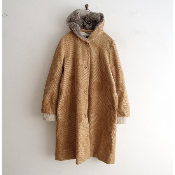 美品 ミナペルホネン　land puzzle ジャカードコーデュロイワンピース 美品 ミナペルホネン land puzzle ジャカードコーデュロイワンピース