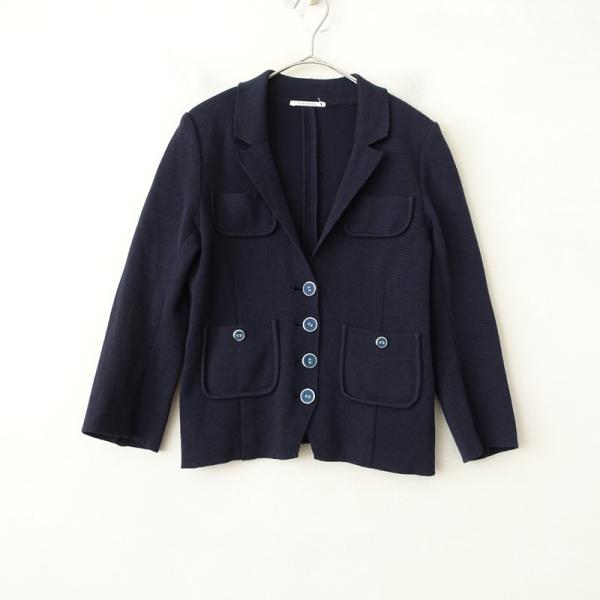 mina perhonen（ミナペルホネン） *nostalgia ニットジャケット*ウール