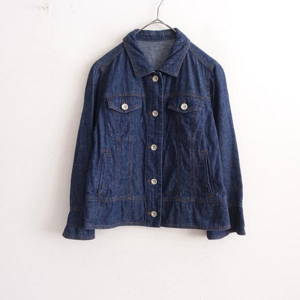 極美品　レリアン　近年モデル　デニムジャケット　11号　L相当 Leilian（レリアン） 【定価6.3万】Leilian *洗えるデニムジャケット