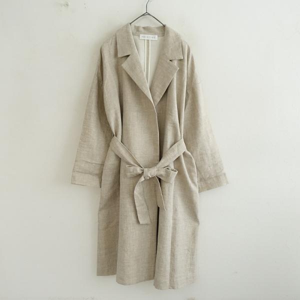 PRISTINE（プリスティン） *オーガニックコットン麻ヤクテーラード