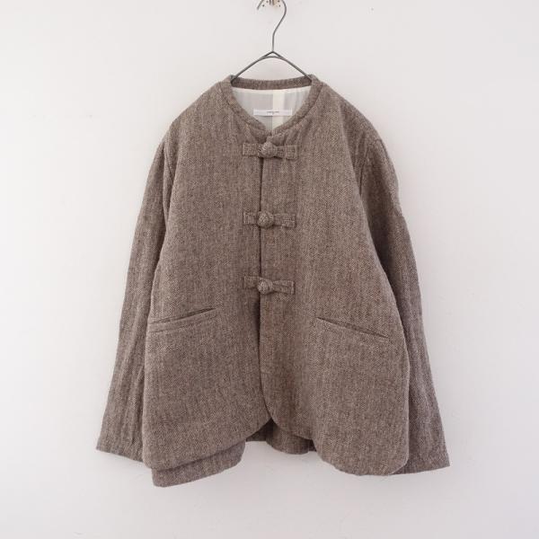 定価3.4万】ラボレイトリー Laboratory *ウールリネンヘリンボーン