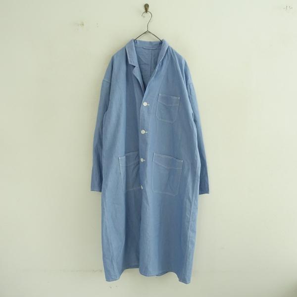 2025/定価3.9万】リノ LENO *CLUELコラボ CHAMBRAY COAT*Fインディゴ