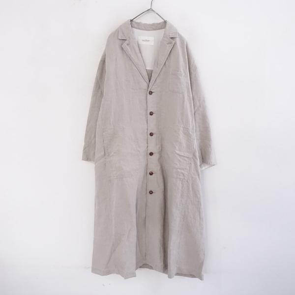 nest robe ネストローブ　ノーカラーコート　ベージュ nest robe ネストローブ ノーカラーコート ベージュ