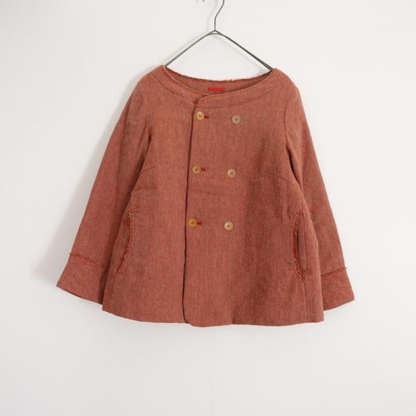 パラスパレス Pal'las Palace *リネンウールツイル中綿ダブルブレスト