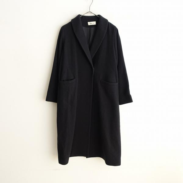 evam eva //エヴァムエヴァ *ショールカラーコート*1ウール毛 evam eva //エヴァムエヴァ *ショールカラーコート*1ウール毛