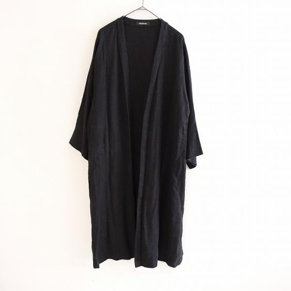 レヘッリネン rehellinen *リネンウールヘリンボーンロング羽織*麻毛