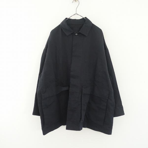 toujours トゥジュー　リネンジャケット　サイズ2 TOUJOURS 【定価7.1万】トゥジュー *garment dye linen cotton