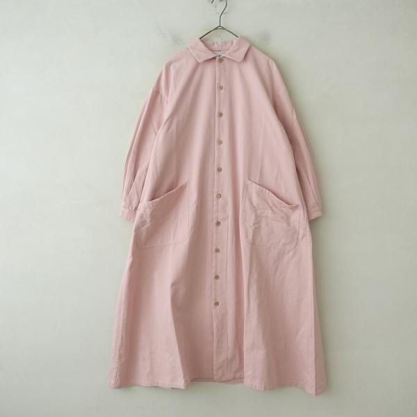 YAECA ヤエカライト WRITE *93505 コットンツイルワンピースコート*M綿
