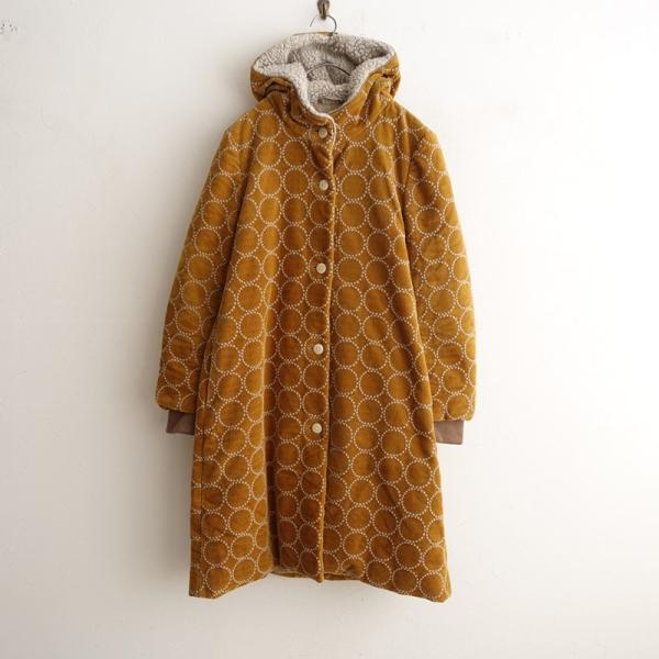 【専用】mina prhonenミナペルホネン ニットダウン ブルゾン フード付 mina perhonen（ミナペルホネン） *tambourine フード付き刺しゅう