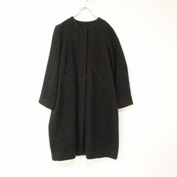 Lin francais d'antan Seurat コート Atelier d'antan (アトリエ ダンタン) ウールアルパカノーカラー