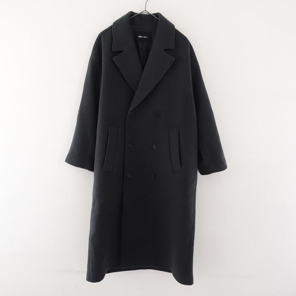 note et silence（ノートエシロンス） *ウールメルトンダブルボタン