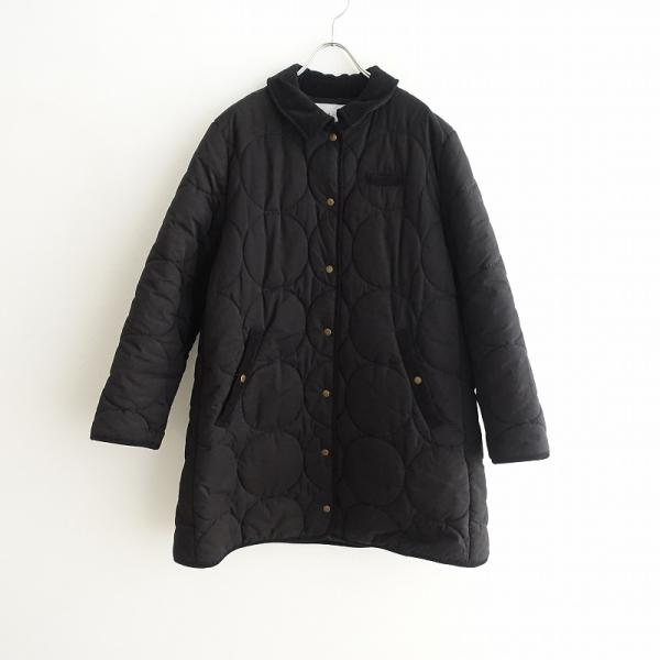 【bulle de savon】ビュルデサボン　中綿　ダッフルコート　美品 bulle de savon（ビュルデサボン） *キルティングコート*F黒ブラック