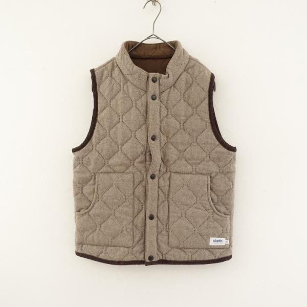ARMEN アーメン　リバーシブルキルトベスト drop-kaitori_jk33-2410-186