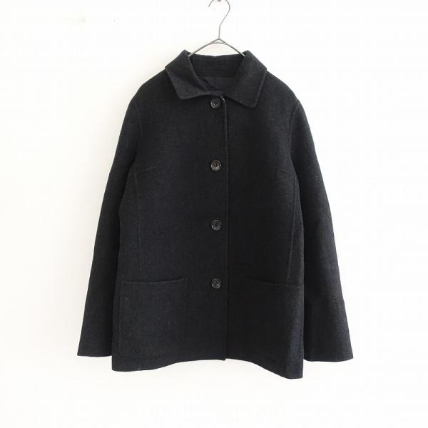 バーバリー BURBERRY *ノバチェックカシミヤ混コート*38