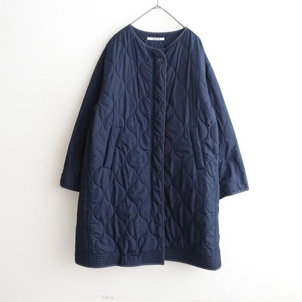 RADIATE（ラディエイト） *キルティングノーカラーロングコート*9