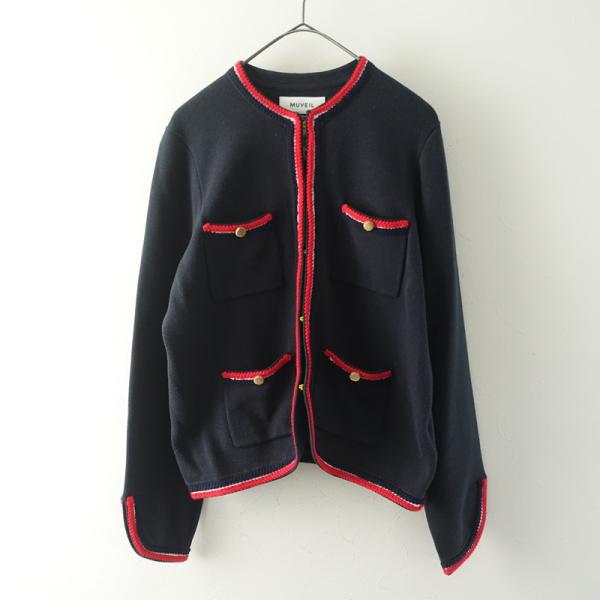 MUVEIL（ミュベール） 【定価4.6万】ミュベール *ニットジャケット*36
