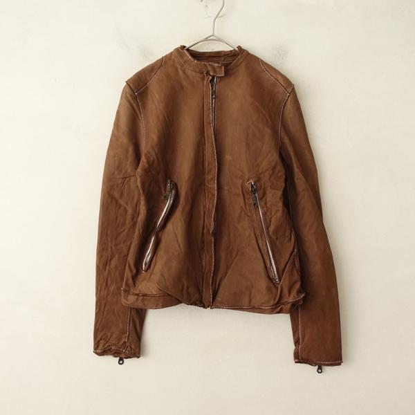 sisii（シシ） *COW LEATHER シングルライダースジャケット*XS牛革