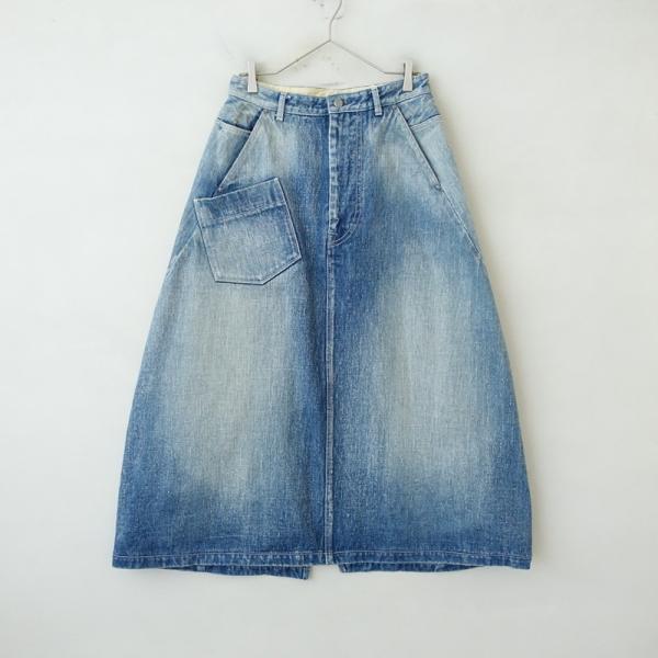 ミナペルホネン　ブルーデニムロングジャンパースカート always ジャンパースカート - minä perhonen