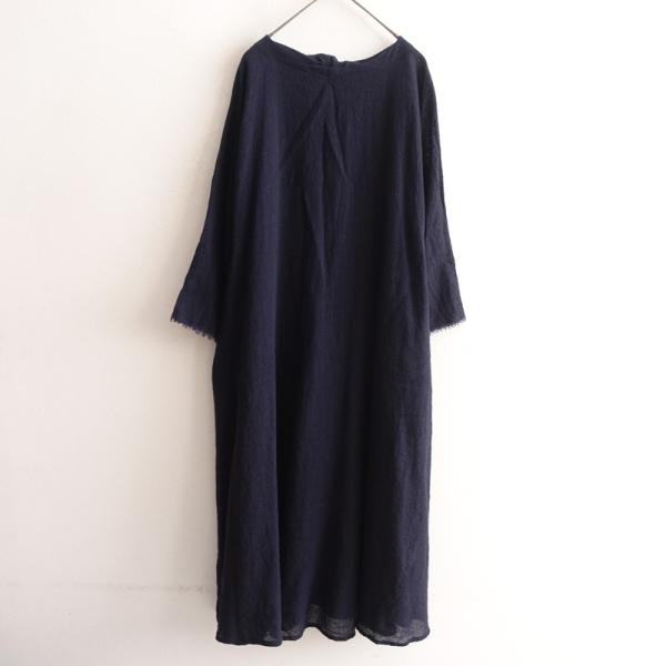 DANIELA GREGIS ダニエラ グレジス ワンピース ダニエラグレジス DANIELA GREGIS *ウールロングワンピース*ドレス紺