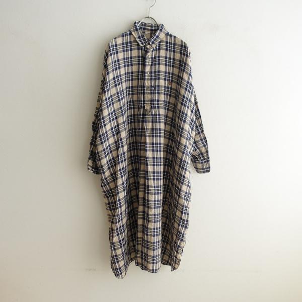 45R 【定価4.2万】45R フォーティーファイブアール *リネンチェック