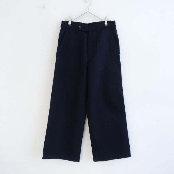 MHL. マーガレットハウエル パンツ ネイビー MHL【S】 綿 麻