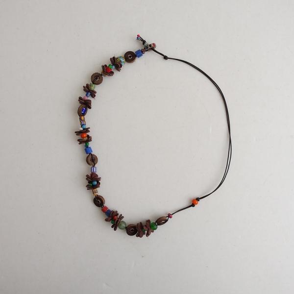 45R 【定価5万】45R フォーティファイブアール *レザー×ドンボ玉