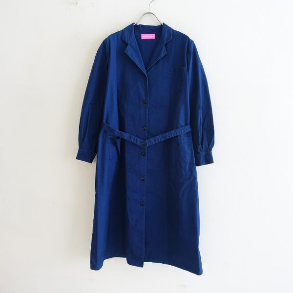未使用✨a.　ホボニチ　コットン　アトリエコート　ブラック　M 30%OFF＞*A VONTADE（アボンタージ）Atelier Overcoat with Belt