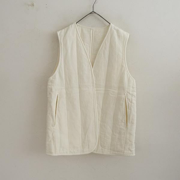 美品/定価4.7万】ゴワット 5W *Do-i ベスト*2リネンキルティングオフ