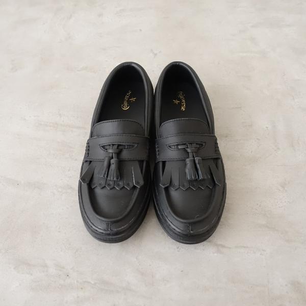 【美品】コンバース　ローファー　25cm ブラック 美品/定価1.8万】コンバース CONVERSE *ALL STAR COUPE LOAFER
