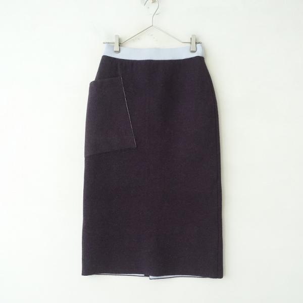 ユキコ✴︎新品タグ付き　定価31,320円Theory ペンシルスカート 未使用・タグ付き】 theory luxe ペンシルスカート ネイビー 40