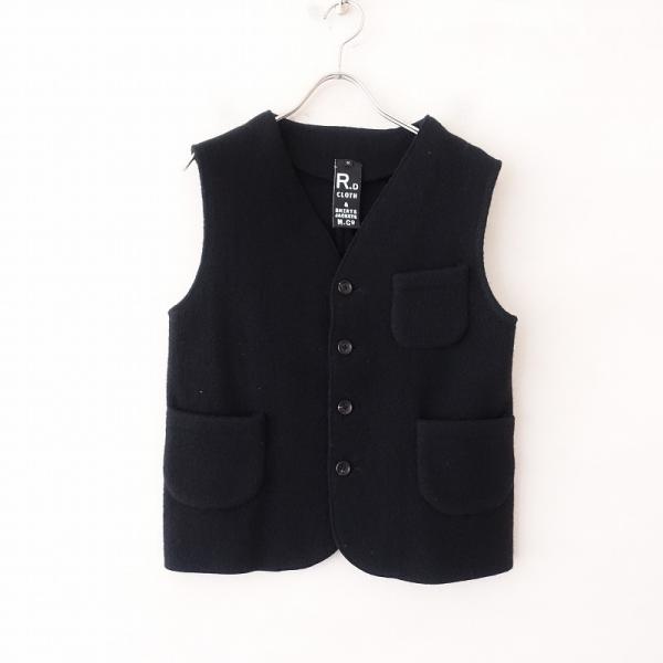 R&D.M.Co ウールフェルトニットベスト 定価5.2万】オールドマンズ