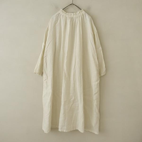 nest Robe（ネストローブ） *フリルカラーリネン2wayロングワンピース