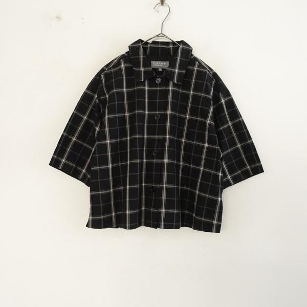 美品　マーガレットハウエル　リネン　タータンチェック　シャツ　ブラウス MARGARET HOWELL（マーガレットハウエル） 【美品/2025/SS/定価3.5万