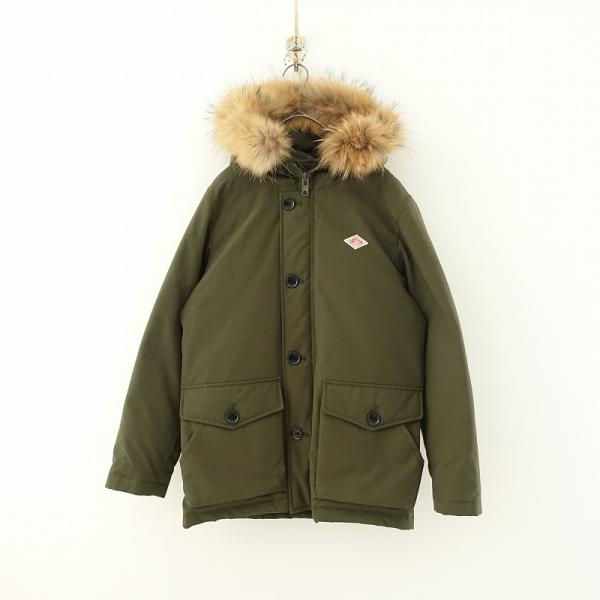 DANTON ミドルジャケット コート Danton //ダントン DANTON *ダウンミドルコート*36ファーフードモス