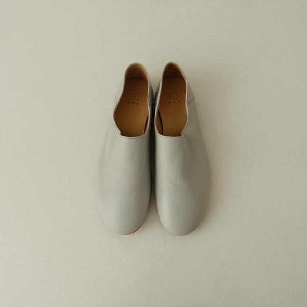 未使用】キュー que *shoes plain レザーシューズ L/24.5*スリッポン