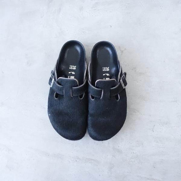 Birkenstock ブラック サボサンダル 38 shoeshouse92qatari_1011075