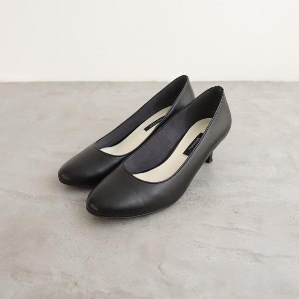 定価1.5万】アワーホームOURHOME *フォーマルに使えるレザーパンプス