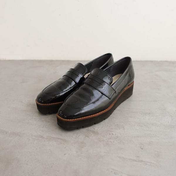 2025/定価1.8万】アワーホームOURHOME *エナメルレザーのローファー