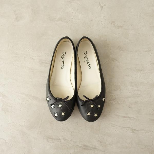 レペット パンプス ブラック シプレ CHYPRE 3cm本革プレーンパンプス （ブラック） -【公式